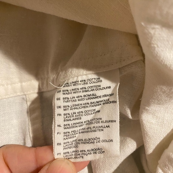 Light cream linen skirt - Picture 9 of 9